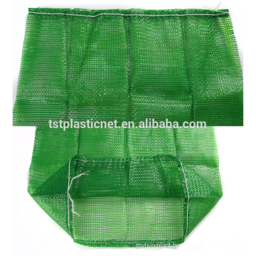 Green Tubular Mesh Bag for Vegetable Packing